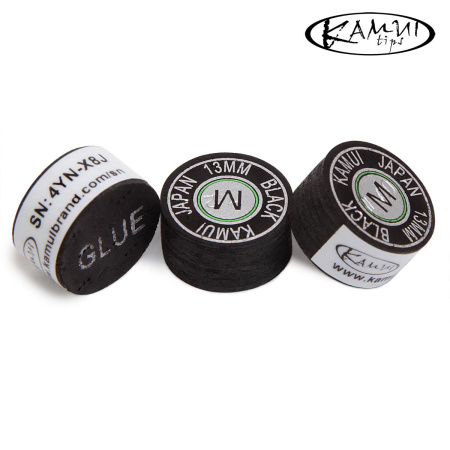 Наклейка для кия Kamui Black 13мм Medium