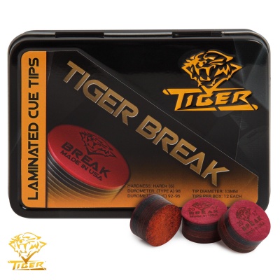 Наклейка для кия Tiger Jump/Break 13мм Super Hard 1шт.