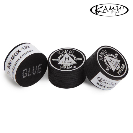 Наклейка для кия Kamui Pyramid Black 13мм Hard