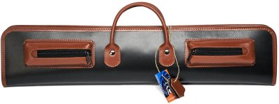 Чехол для 3-х составных киев Галактика 1x1, ручная работа, натуральная кожа, черно-коричневый