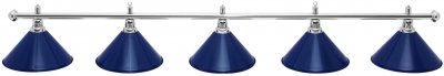 Светильник Fortuna Prestige Silver Blue 5 плафонов
