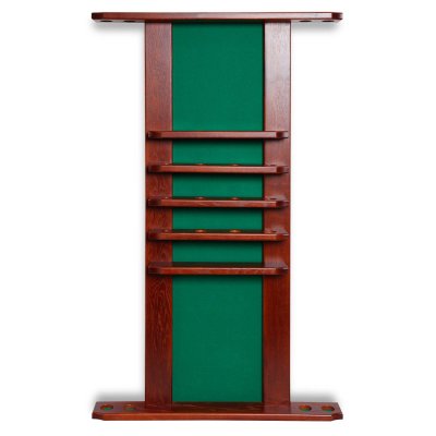 Киевница настенная Турин для 4 киев, массив дуба (коричневая)