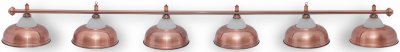 Светильник Fortuna Crown Red Bronze 6 плафонов