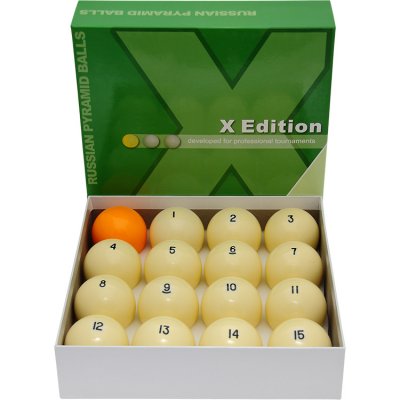 Шары Crown X Edition 68мм желтый биток