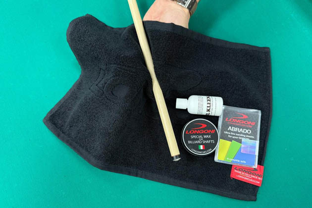 Чистка кия + покрытие защитным воском