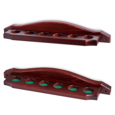 Киевница настенная Палермо-6 для 6 киев, массив дуба (махагон)