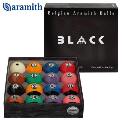 Шары Aramith Tournament Pool Black TV 57,2мм