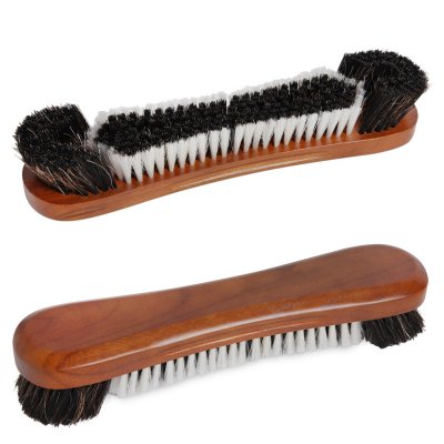 Щетка для сукна 12 конский волос коричневая 30см