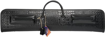 Чехол для 3-х составных киев Галактика кроко 1x1, ручная работа, натуральная кожа, черный