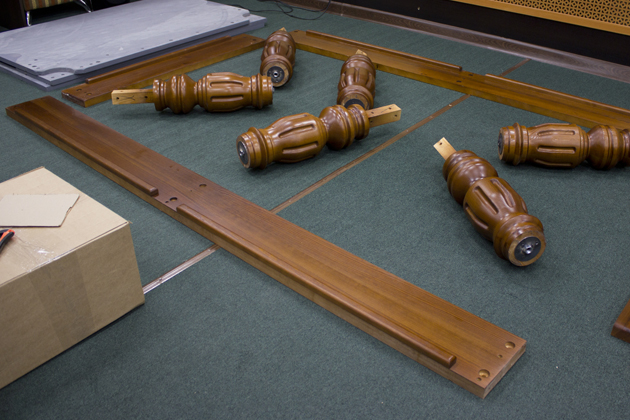 Демонтаж бильярдного стола