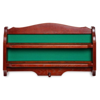 Полка для шаров и треугольника Палермо, массив дуба (коричневая)