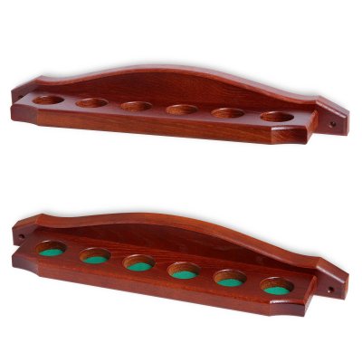 Киевница настенная Палермо-6 для 6 киев, массив дуба (коричневая)