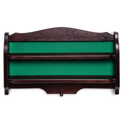 Полка для шаров и треугольника Палермо, массив дуба (темно-коричневая)