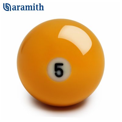 Шар Aramith Premier Pyramid 68мм номер №5 желтый