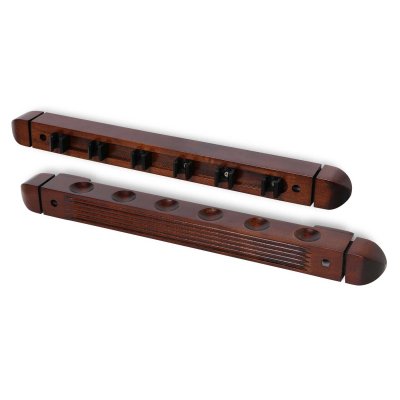Киевница настенная Classic для 6 киев, массив дуба (коричневая)