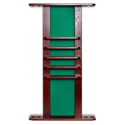 Киевница настенная Турин для 4 киев, массив дуба (махагон)