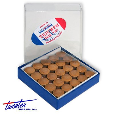 Наклейка для кия Triumph с фиброй 12,5мм 50шт.