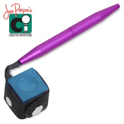 Держатель для мела Joe Porper`s Chalk On A Stick алюминий/кожа фиолетовый