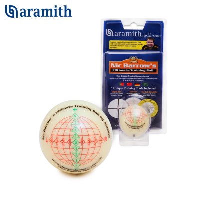 Тренировочный шар Snooker Aramith Nic Barrow`s Ultimate Training Ball 52,4мм блистер Тренировочный шар Snooker Aramith Nic Barrow`s Ultimate Training Ball 52,4мм блистер