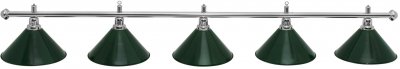 Светильник Fortuna Prestige Silver Green 5 плафонов