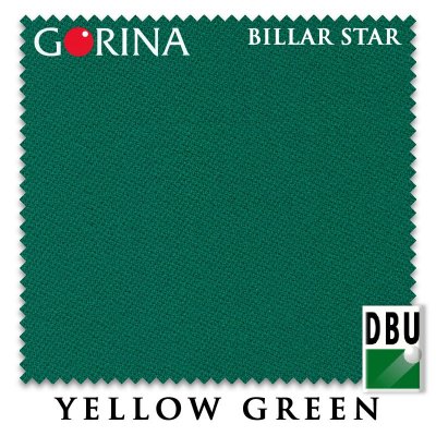 Сукно Gorina Billar Star 197см Yellow Green