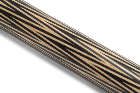 Кий Корона 8-ми перьевая, с инкрустацией, Змеиное дерево, Эбен, Граб (Р. Королев)