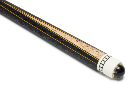 Кий Арбалет с гравировкой, Эбен, Лимонник, Граб (Р. Королев)