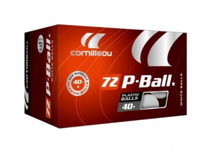 Мячи для настольного тенниса 40+ 72 шт Cornilleau