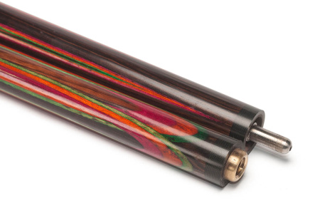 Кий Цветок 8 лучей, Пламенный эбен, Граб (Поповские кии)