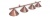 Светильник Marseille Red Bronze 4 плафона