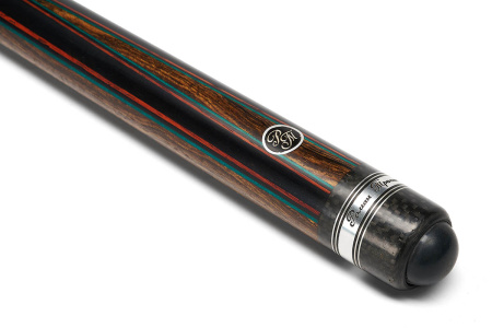 Кий Цветок 8 лучей, под напряжением, Бакоте, Эбен, Падук, Зеленый граб, Граб (Р. Тропин)