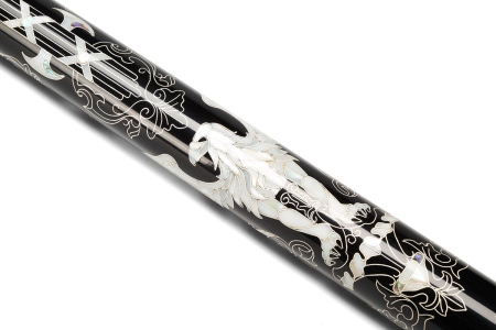 Кий Ампир Корона - Эбен, граб, серебро и перламутр (Р. Королев)