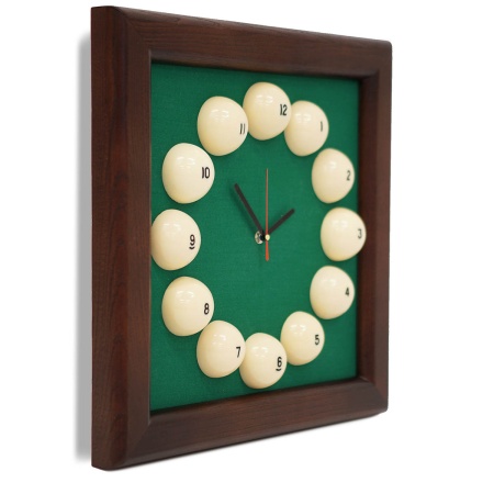 Часы Квадрат пирамида ясень/сукно Часы Квадрат пирамида ясень/сукно