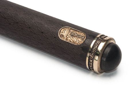 Кий Тюльпан, с гравировкой, Черный граб, Оранжевый граб, Синий граб, Граб (Б. Григорьев Туз)