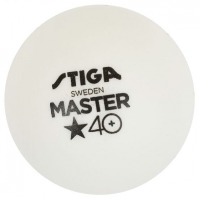 Мячи Stiga Master ABS * 40+ мм (белые)