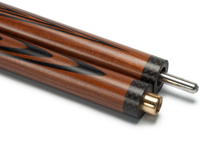 Кий Классика 35 запилов с гравировкой, Палисандр, Черный граб, Граб (С. Дроздов)