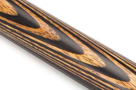 Кий Классика 6/8, с гравировкой, Черный граб, Амарило, Граб (Р. Тропин)