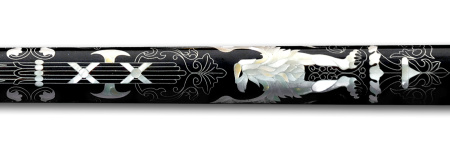 Кий Ампир Классика - Эбен, граб, серебро и перламутр (Р. Королев)