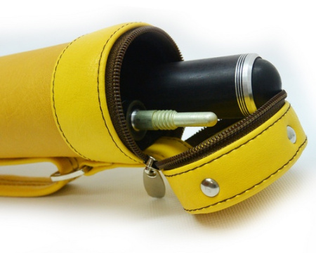 Тубус Mercury-DUO с карманом желтый/темно-желтый