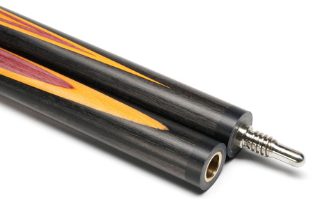 Кий Классика 9 запилов, Графитовое дерево, Амарант, Оранжевый, граб, Граб (А. Беляев)