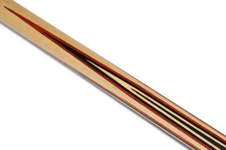 Кий Цветок, напряженный запил, с удлинителем, Пламенный эбен, Черный граб, Падук, Граб (А. Вараксин)