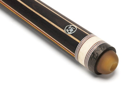 Кий Цветок 8 лучей, с удлинителем, Черный граб, Падук, Лимонник, Граб (С. Кононов)