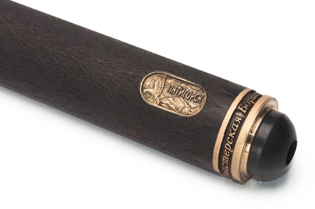 Кий Классика, с гравировкой, Черный граб, Желтый граб, Граб (Б. Григорьев Туз)