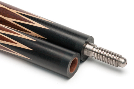 Кий Корона, с гравировкой, Черный граб, Палисандр, Граб (Б. Григорьев Туз)