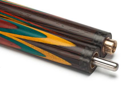 Кий Цветок 8 лучей, под напряжением, Венге, Падук, Лимонник, Граб (Р. Тропин)