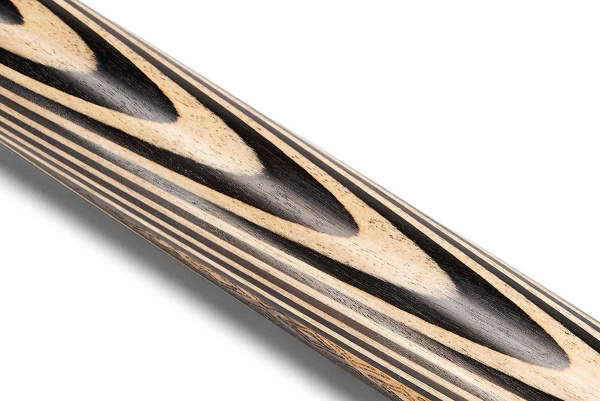 Кий Классика Элит 31 запил, с гравировкой, Лунный эбен, Черный граб, Граб (Р. Королев)