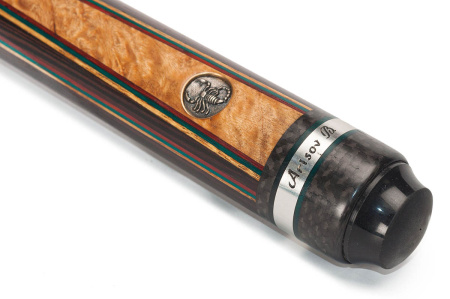 Кий Лотос 8 лучей, Венге, Черный граб, Лимонник, Граб (Б. Арисов)