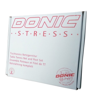Сетка с креплением Donic STRESS серый-синий 1