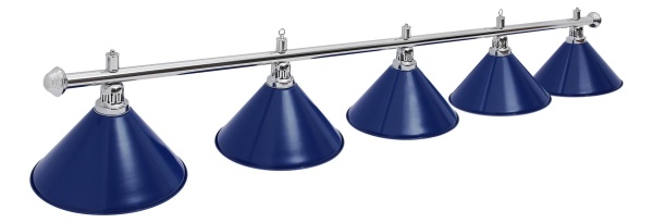 Светильник Fortuna Prestige Silver Blue 5 плафонов