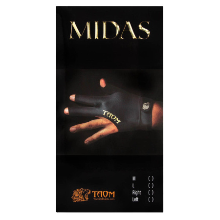Перчатка Taom Midas Billiard Glove Blue правая размеры S/M/L/XL